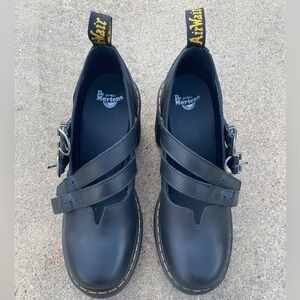 Dr. Martens Eviee Sendal Leather Heeled Shoes